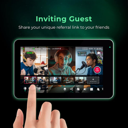 YoloLiv YoloBox Mini Ultra-Portable All-in-One. Trasmetti in streaming da qualsiasi luogo.